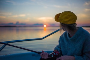 fishing-sunset